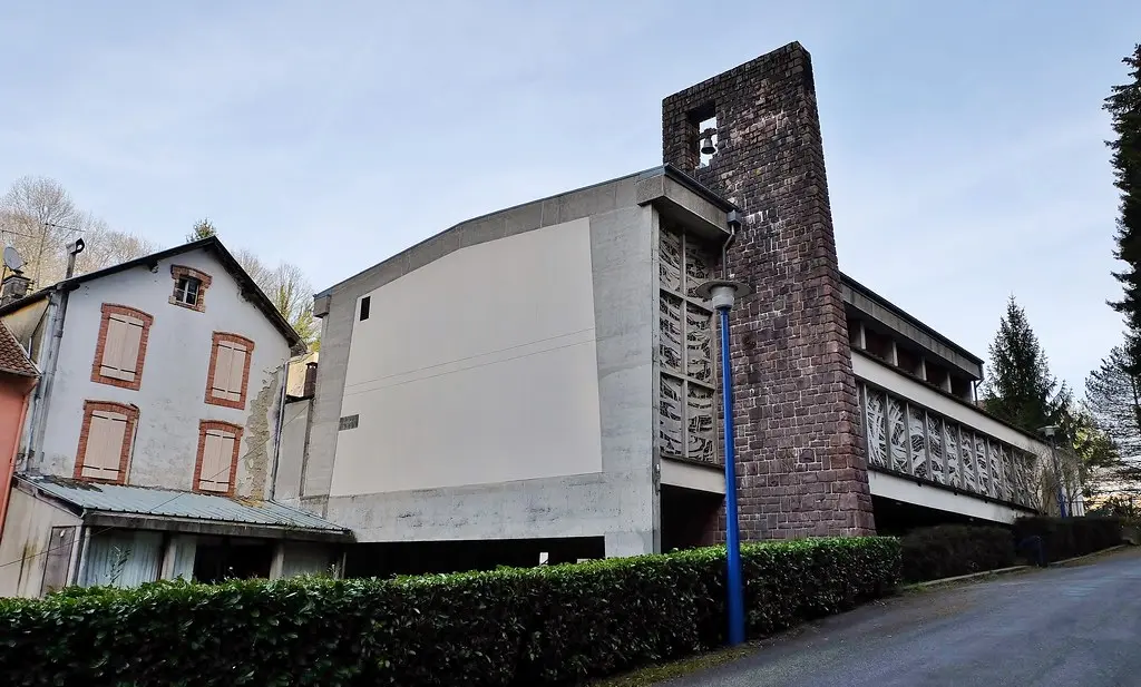 Eglise de la Sainte Trinité, Capvern les bains, 1968, Paul Noyer