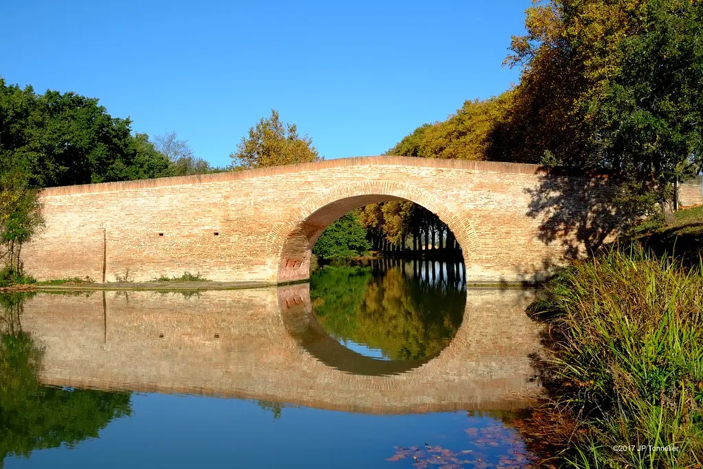 Pont de Deyme, canal du Midi.