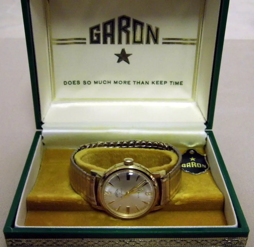 Vintage Garon Watch Company 23 Jewels Men's 'Titan' Automatic Watch, Assembled in the U.S. - Virgin Islands from Parts Made in West Germany