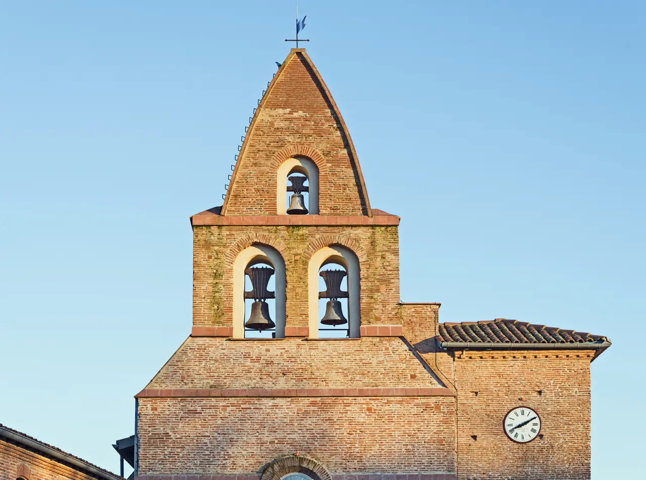 Gragnague - Le clocher-mur