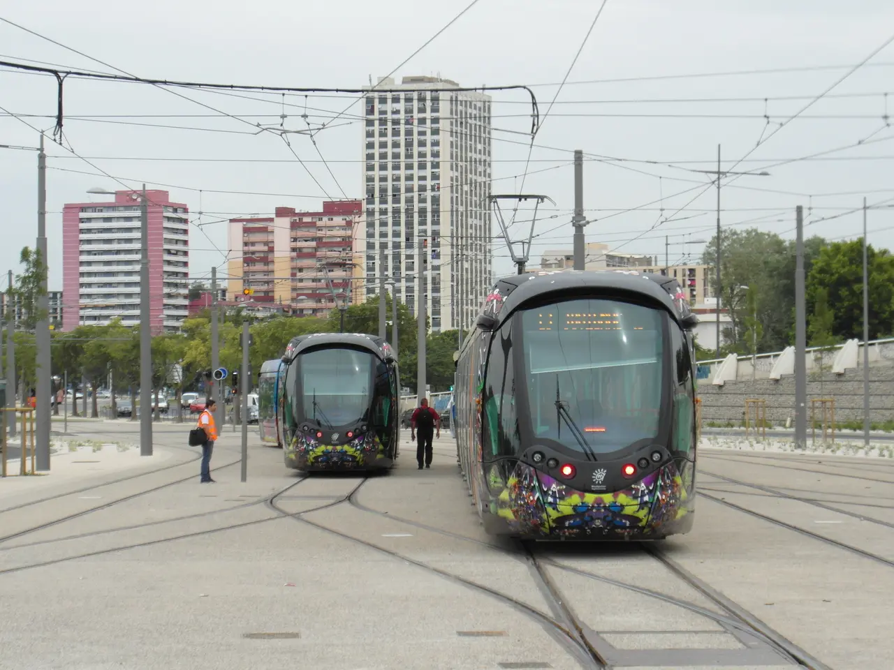 Montpellier - Tramway - Ligne 3 - Centre-Ville - Juvignac (25)