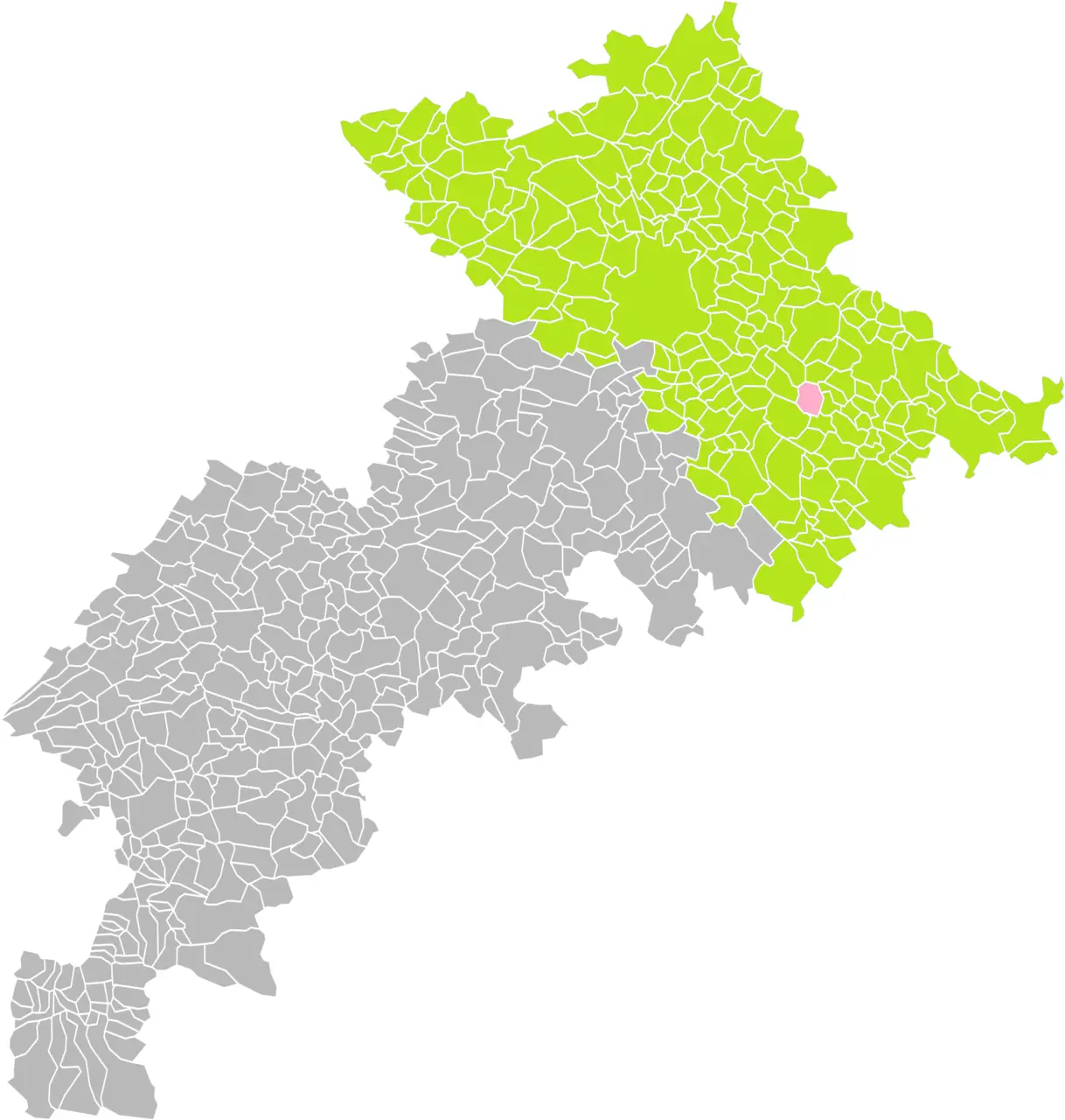 Labastide-Beauvoir (Haute-Garonne) dans son Arrondissement