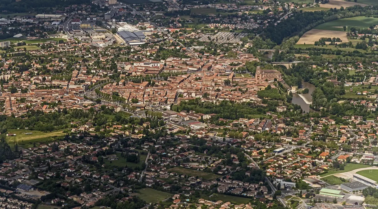 Lavaur - Aerial View