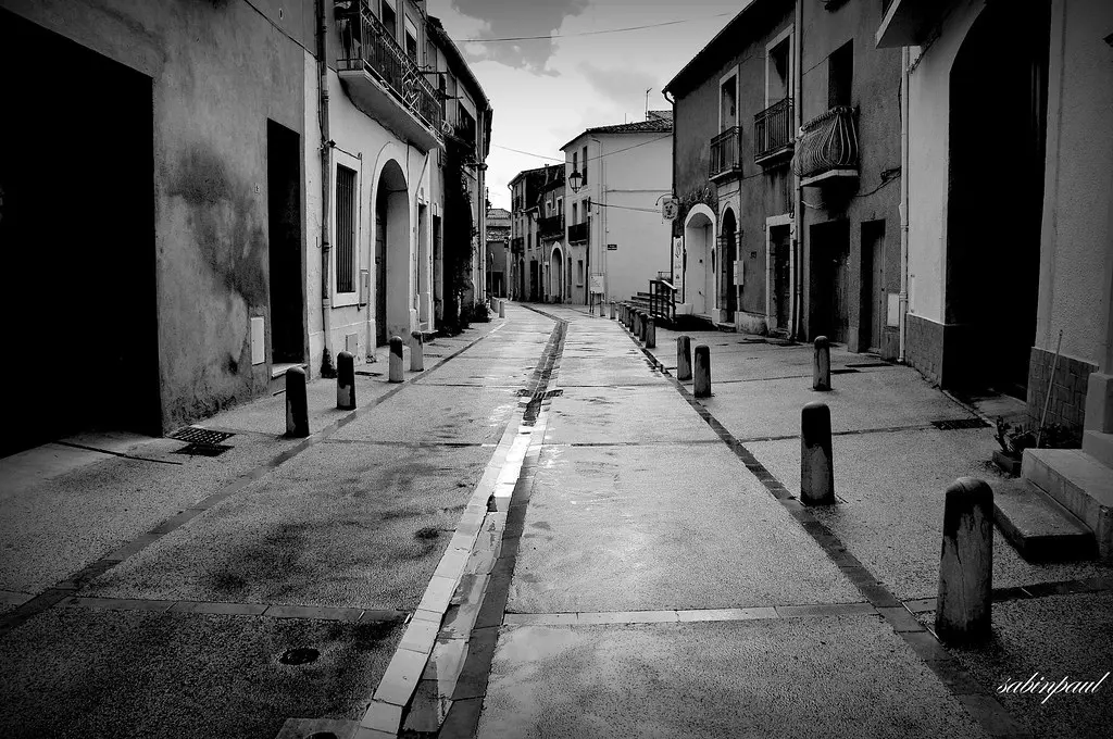 une des rues de Mèze