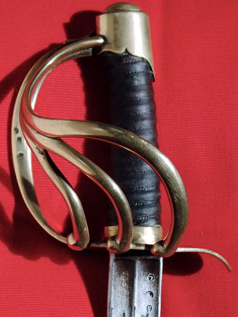 An XIII French Cuirassier's broadsword from Milhaud 4eme corps de Cavalerie at Waterloo