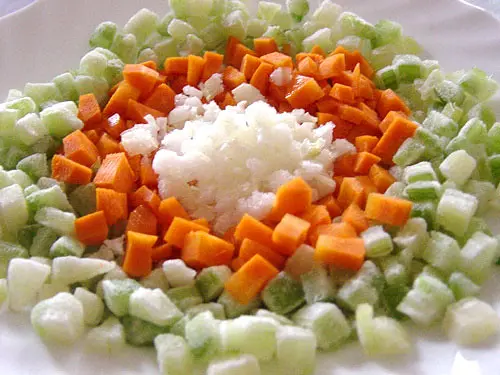 Mirepoix (called also soffritto)