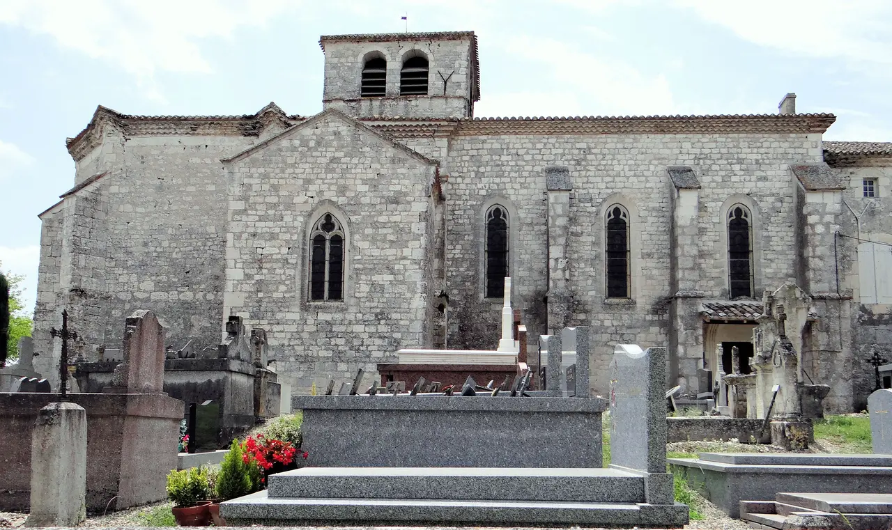 Montaigu-de-Quercy - Église Notre-Dame de Gouts -2