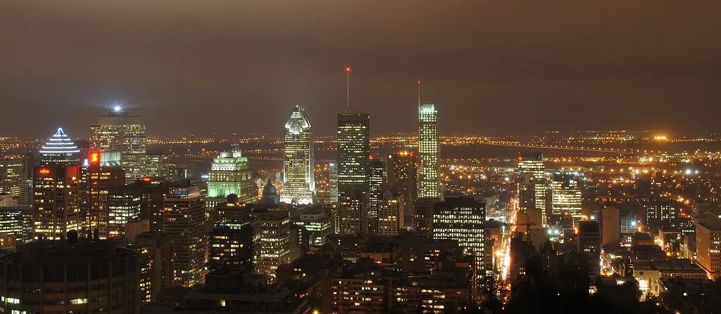 Montréal, le soir
