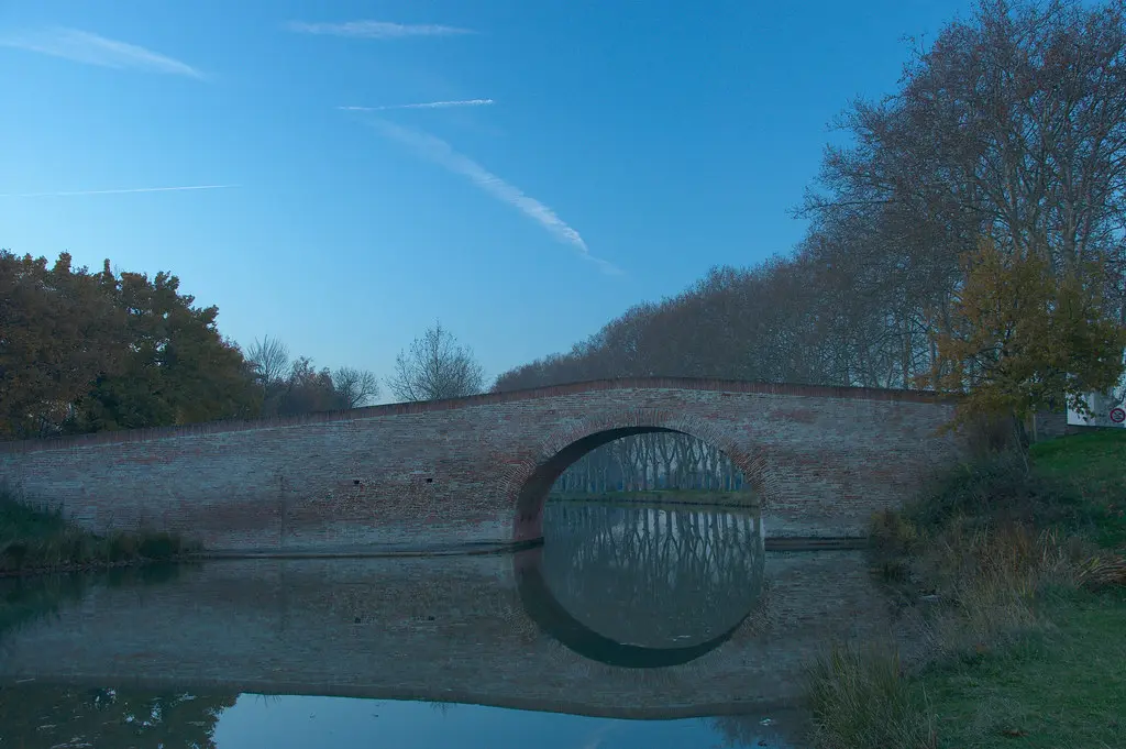 Canal du midi à Pompertuzat