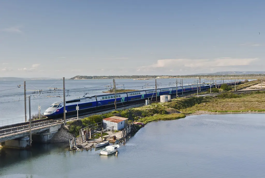 TGV/RD en doble composición en Port la Nouvelle