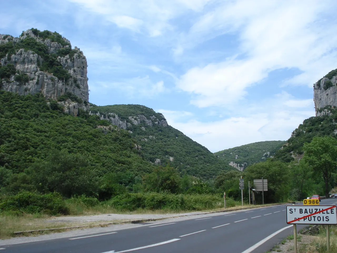 Saint-Bauzille-de-Putois, gorges de l'Hérault