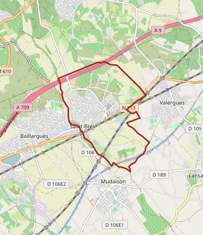 Saint-Brès (Hérault) OSM 03