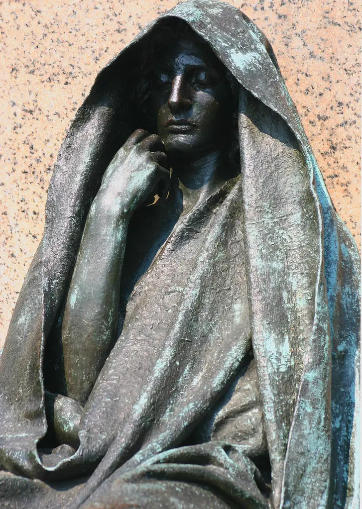 Adams Memorial by Augustus Saint Gaudens in Rock Creek Cemetery