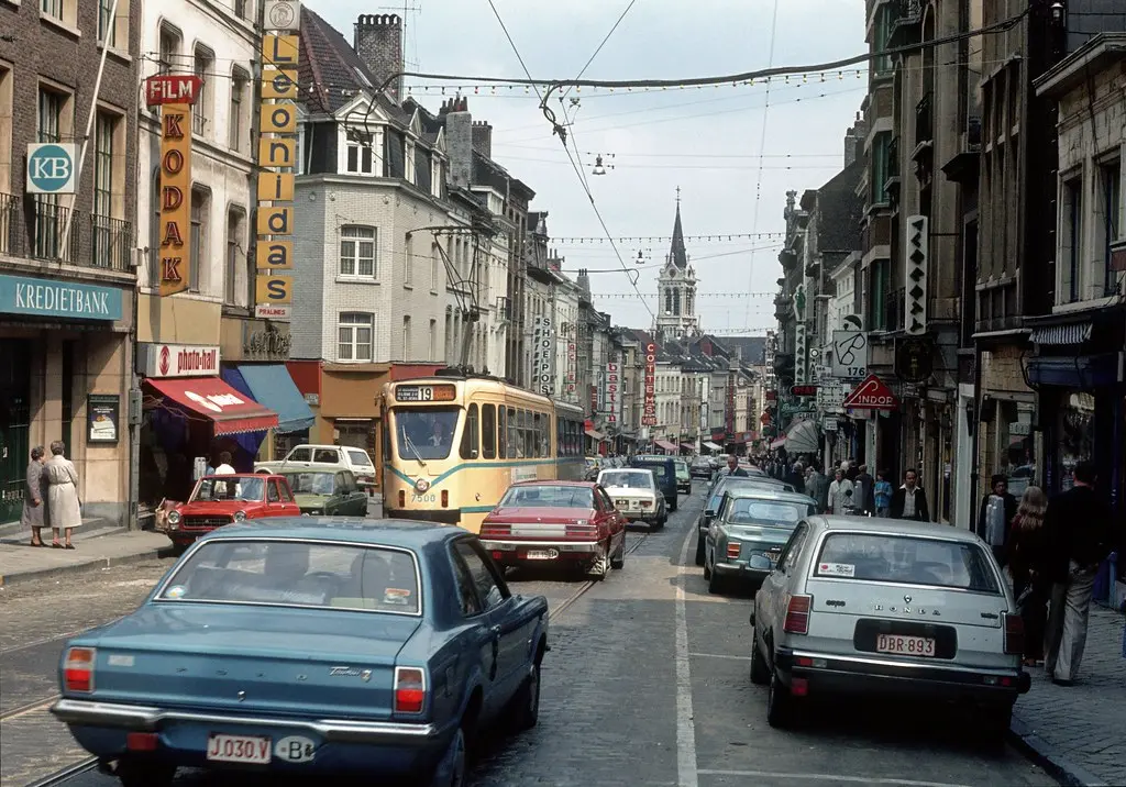 1980-07 Chaussée de Waterloo, Saint-Gilles