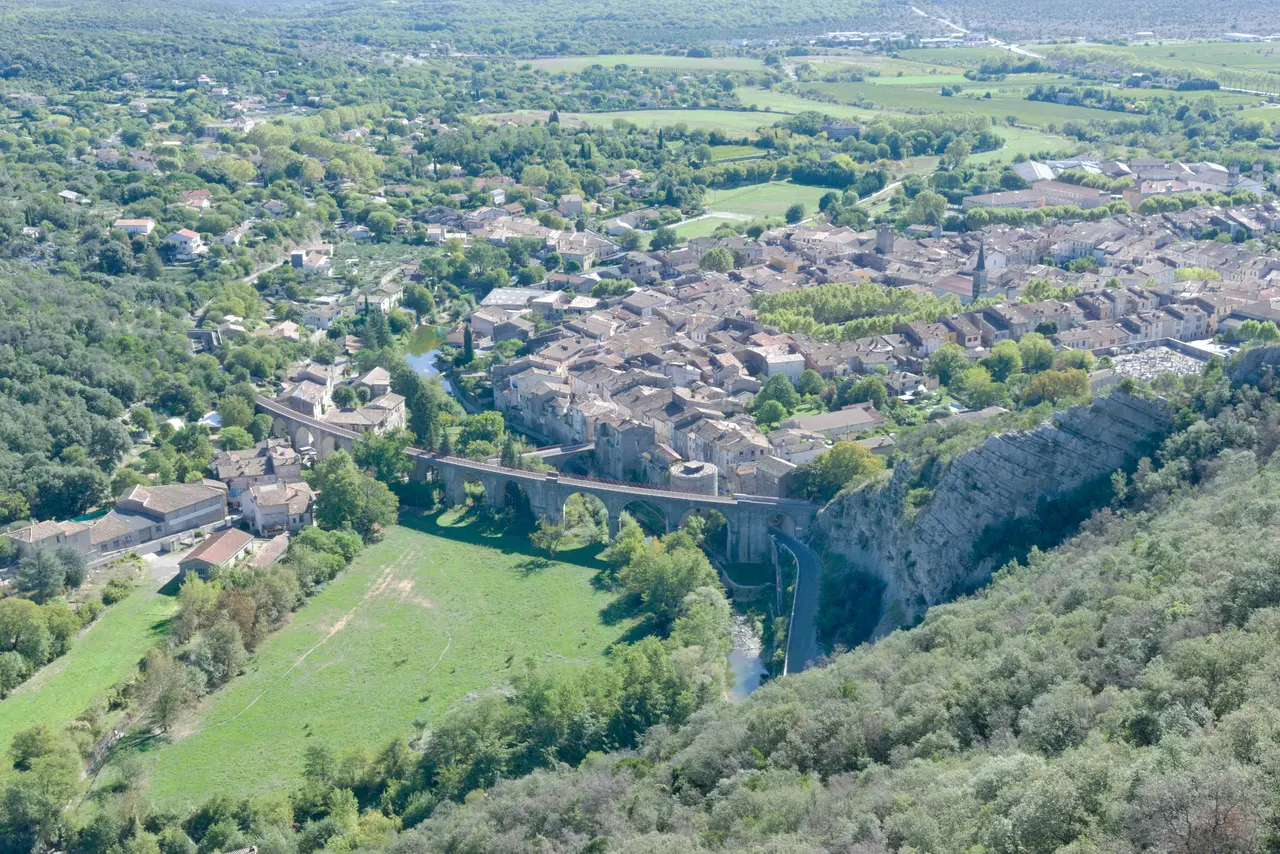 Saint-Hippolyte-du-Fort (vue du Cengle)