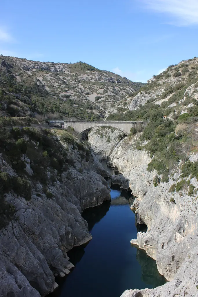 Hérault River, Saint Jean de Fos, France