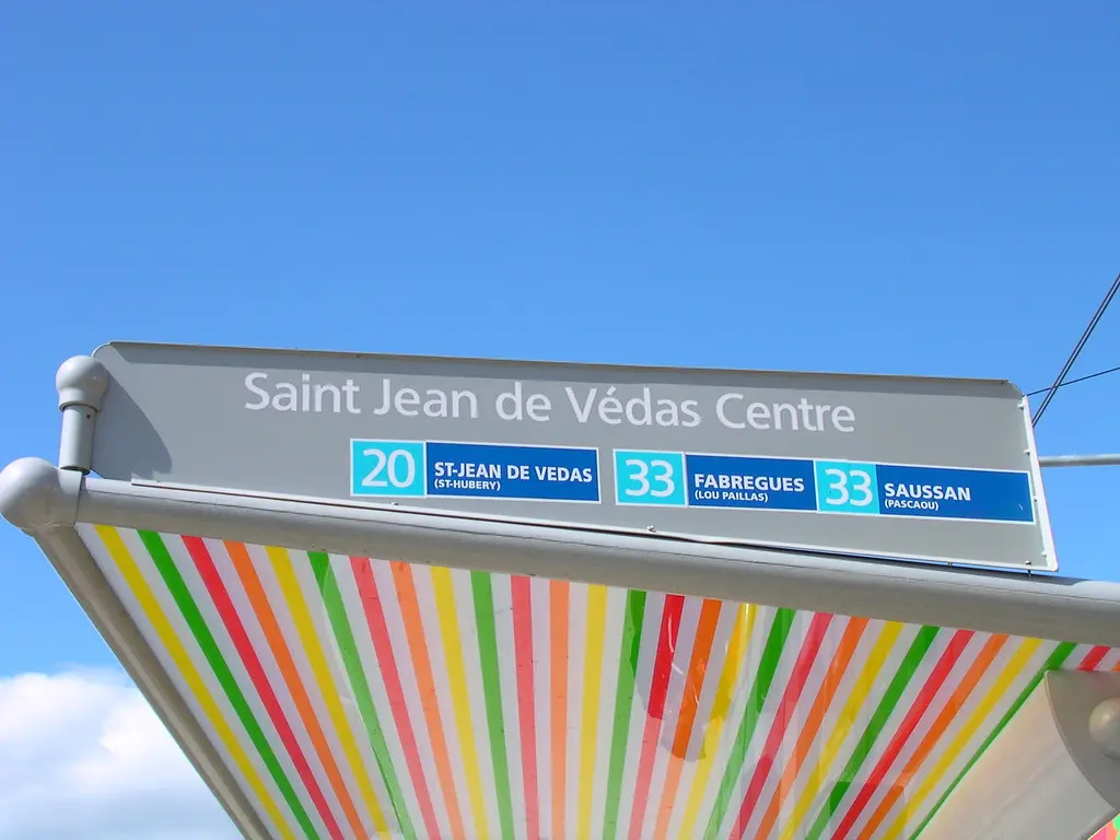 arrêt de Bus Saint Jean de Védas Centre (MONTPELLIER,FR34)