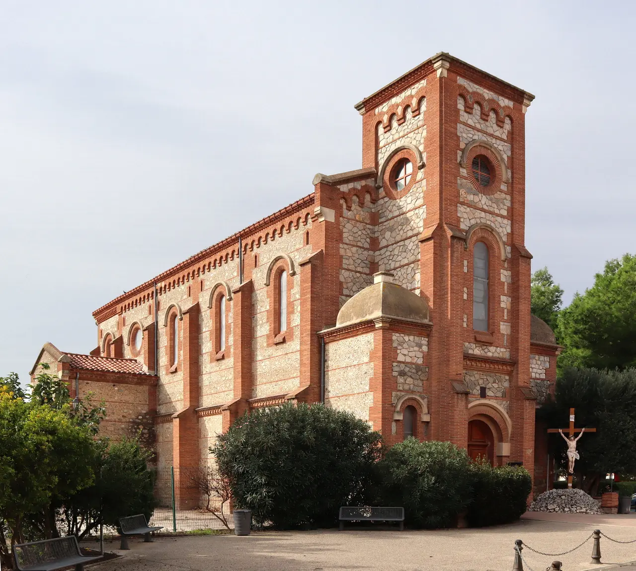 Saleilles Église Saint-Étienne NO