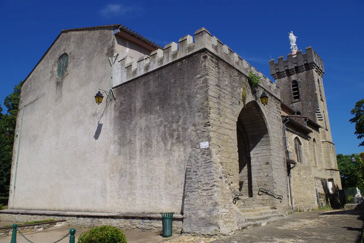 Église Saint-Martin de Viviers-lès-Montagnes - Juillet 2020 - Vue générale