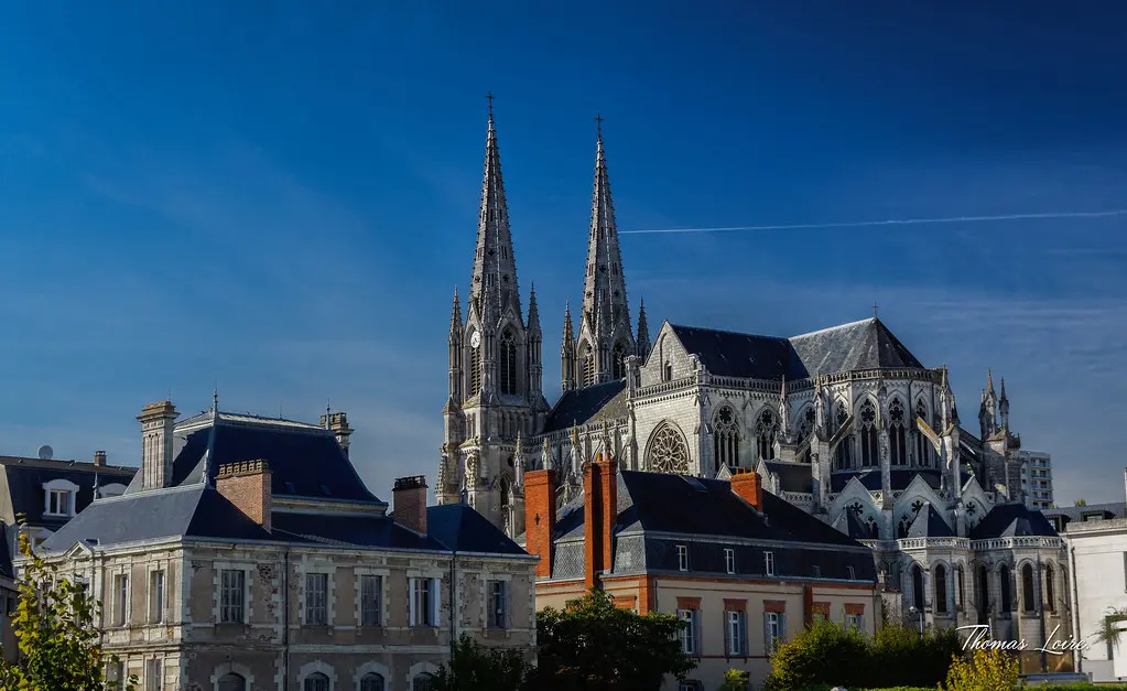Vue sur l'Église Notre-Dame de Cholet