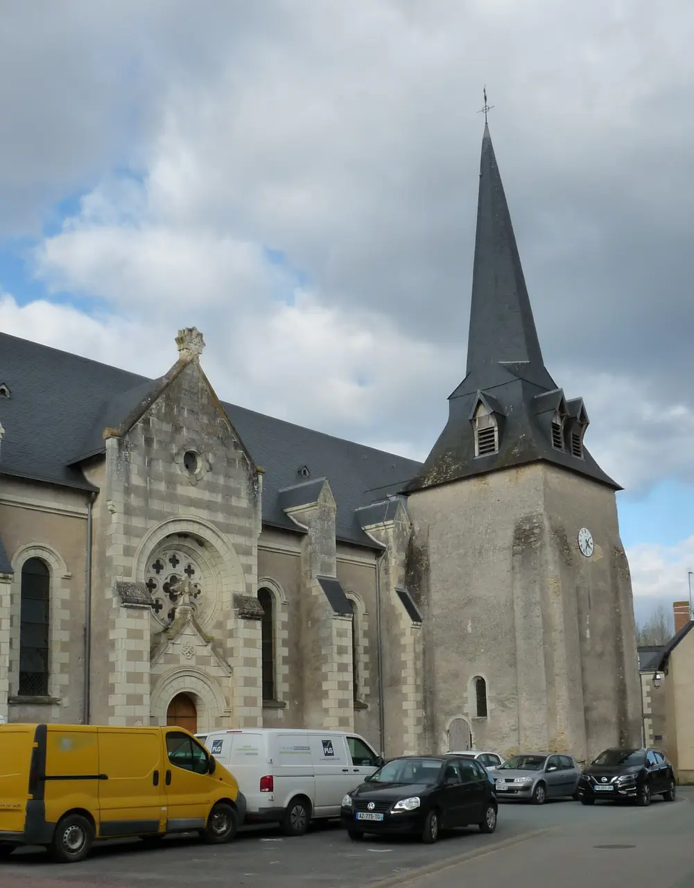 Corzé (49) Église Saint-Germain - Extérieur - 02