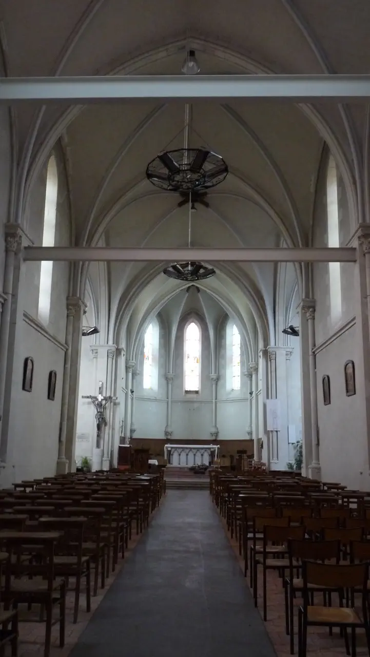 Écouflant (49) Église Saint-Jean-Baptiste - Intérieur - 01