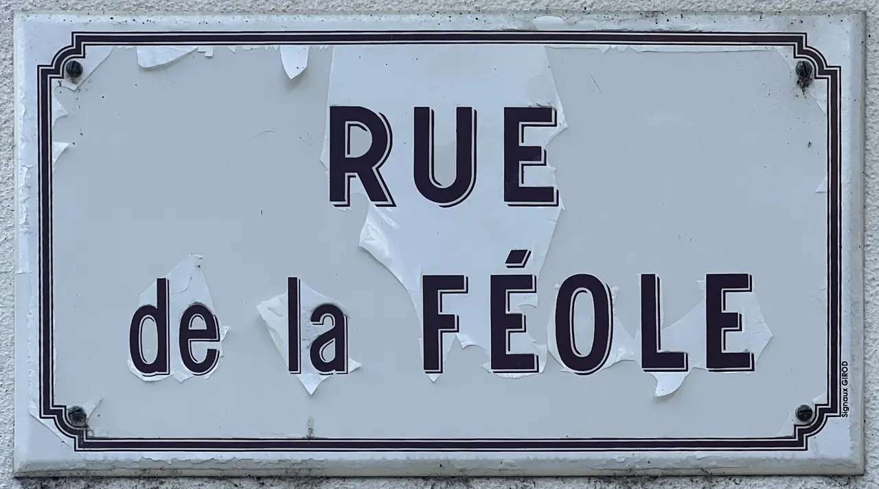Plaque Rue Féole - Mézériat (FR01) - 2022-04-26 - 1