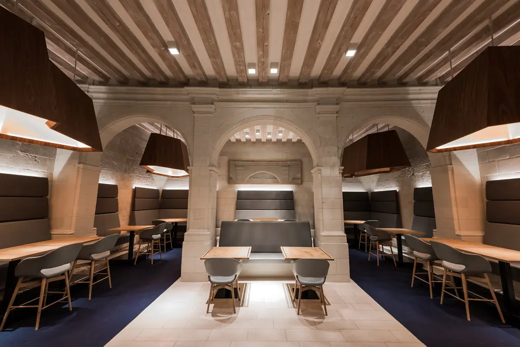 Restaurant Fontevraud Abbey @ Night // Trip to France - Fontevraud-l'Abbaye