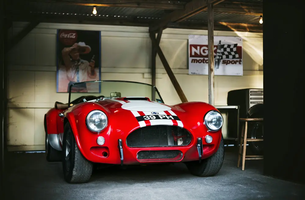 Jack Sears - 1963 AC Cobra Le Mans Competition Roadster CSX2131 at the 2015 Goodwood Revival (Photo 1)