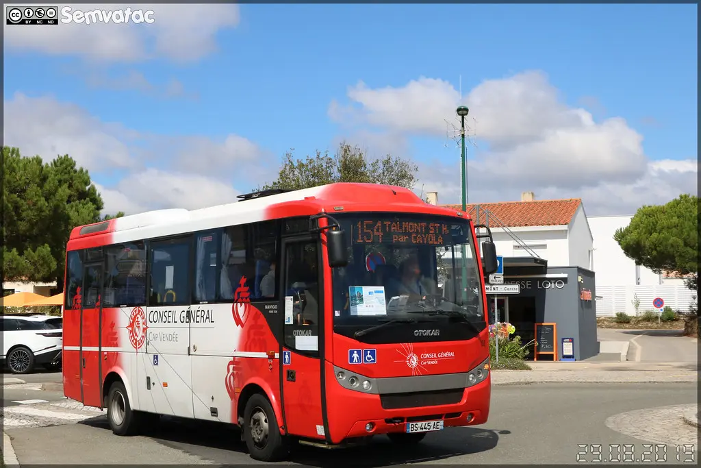 Otokar Navigo 185 SH – Sovetours (Groupe Fast, Financière Atlantique de Services et de Transports) / Aléop ex Cap Vendée n°103
