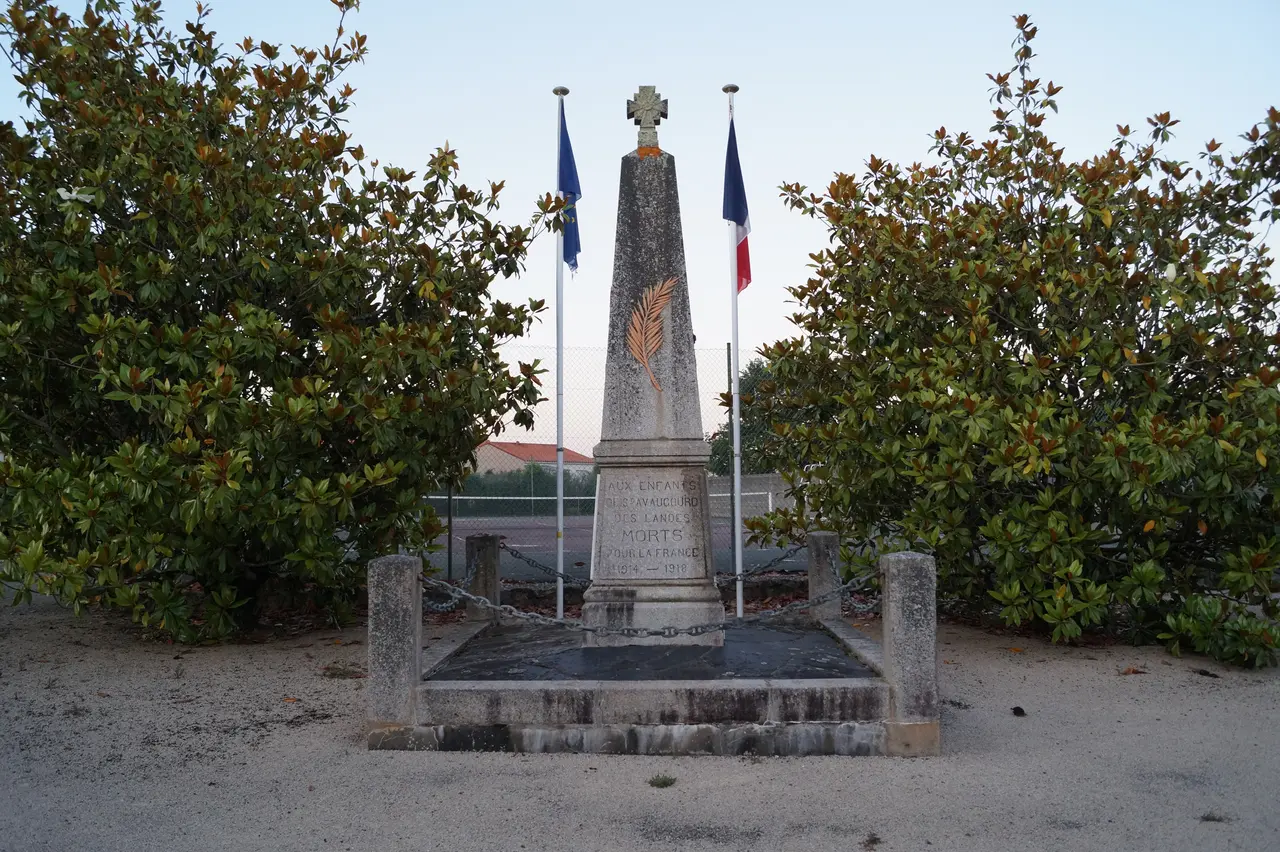 Monument aux morts de Saint-Avaugourd-des-Landes (vue 2, Éduarel, 25 juin 2016)