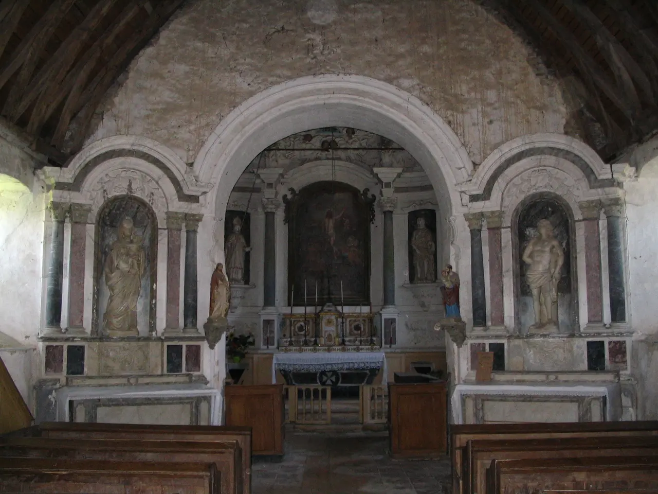 Saint-Denis-d'Anjou - Église Saint-Martin de Villenglose - Choeur - 1