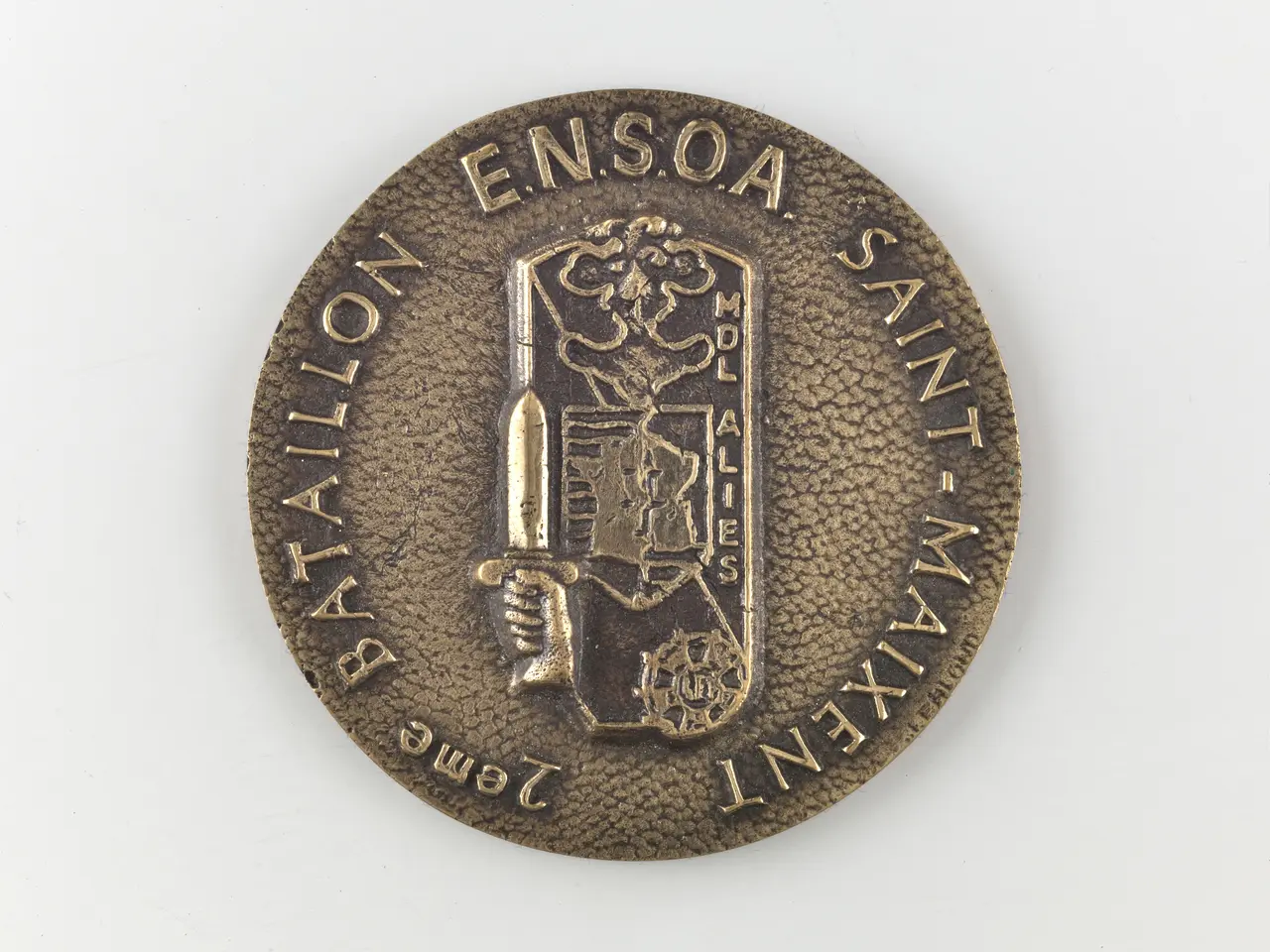 Médaille de présentation du 2ème Bataillon ENSOA (Ecole Nationale des Sous-Officiers d'Active) de Saint-Maixent, promoti, 2002.1861