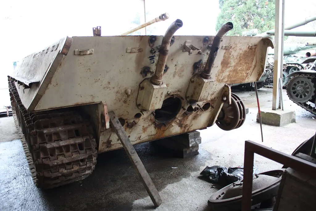 Restauration d'un Panther à Saumur (Panther Ausf. G)