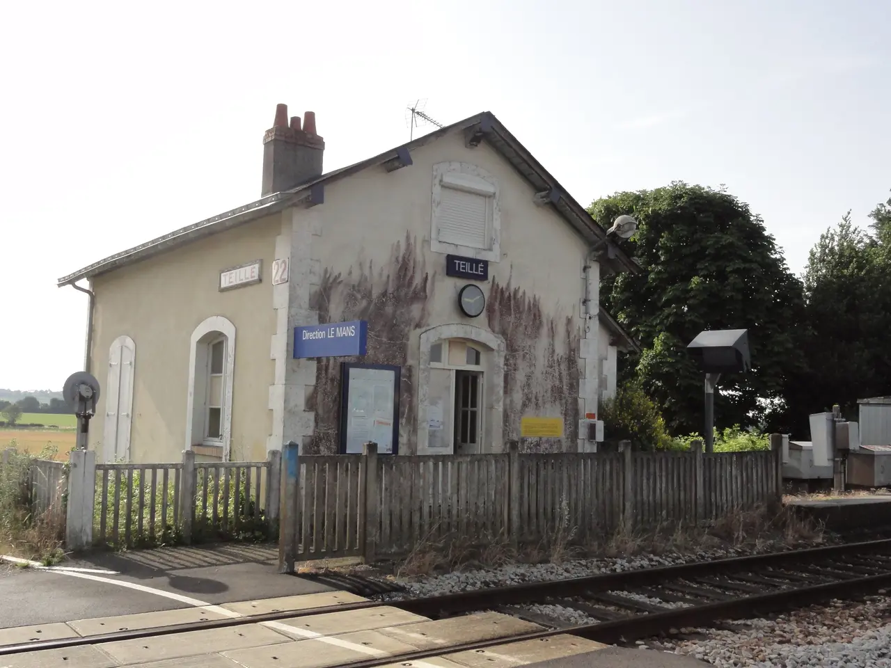Teillé (Sarthe) gare