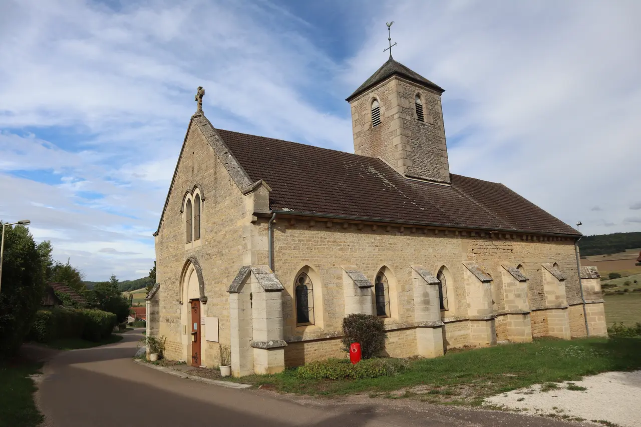Villeberny (21) Église Saint-Nicolas - Extérieur - 02