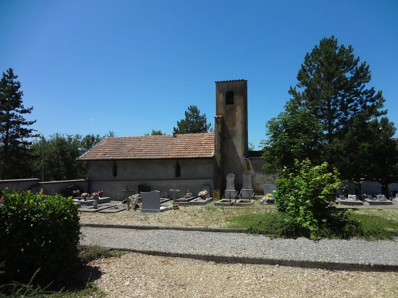 Chapelle Aiglun mur nord