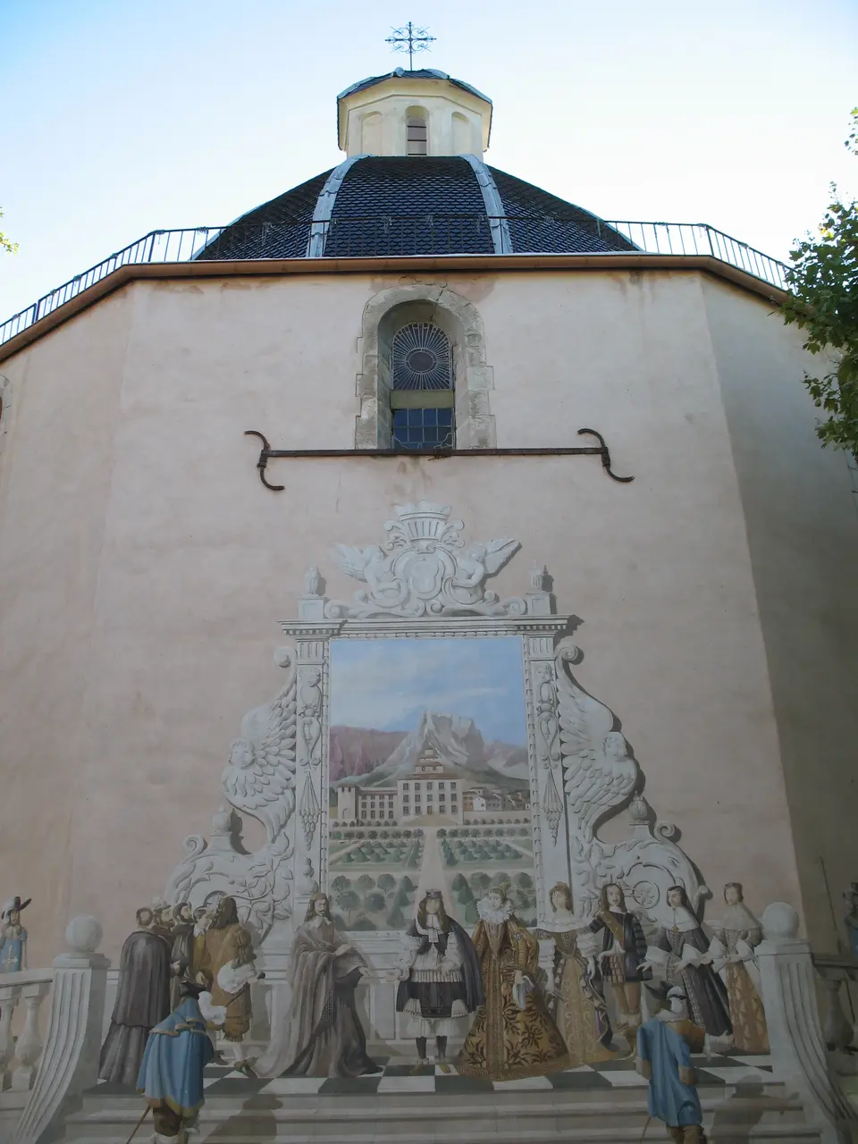 Belgentier N D de l Assomption Dome Fresque 1236