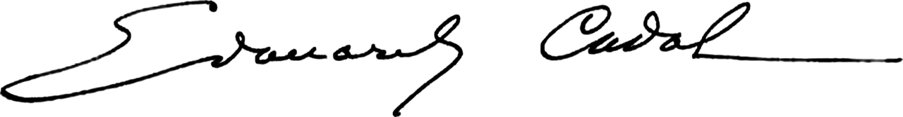 Édouard Cadol signature