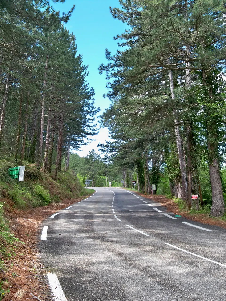 Route Ventoux côté Malaucène
