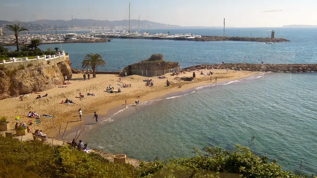 Plage de la Raguette (Raguette Beach), Mandelieu-la-Napoule, Provence-Alpes-Côte d'Azur