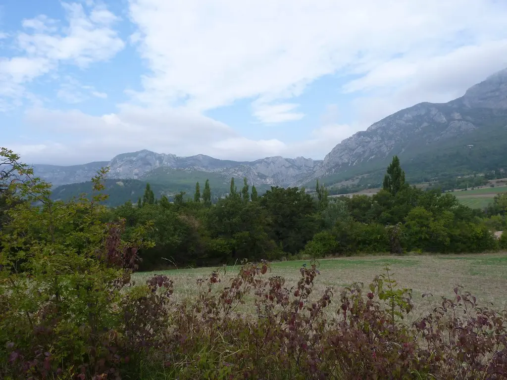 Vue depuis Francillon-sur-Roubion.