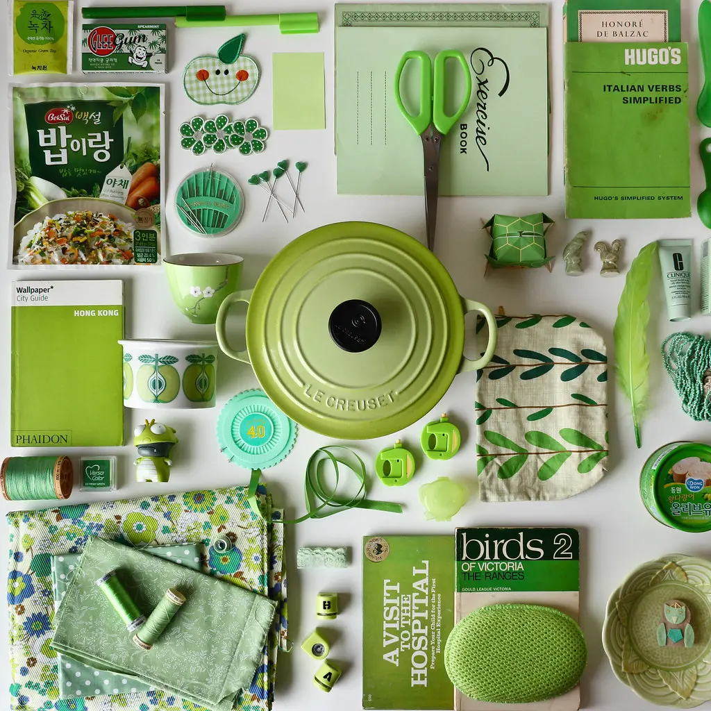 Collecting Colour : March is Green